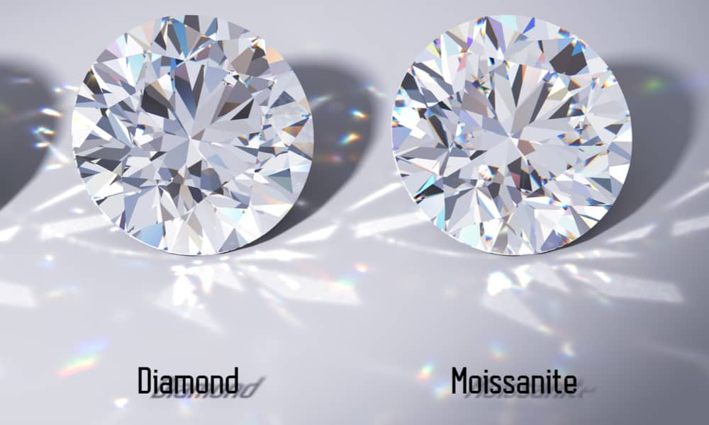 kim cương Moissanite - Tự nhiên và Nhân tạo